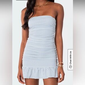 Edikted strapless mini dress